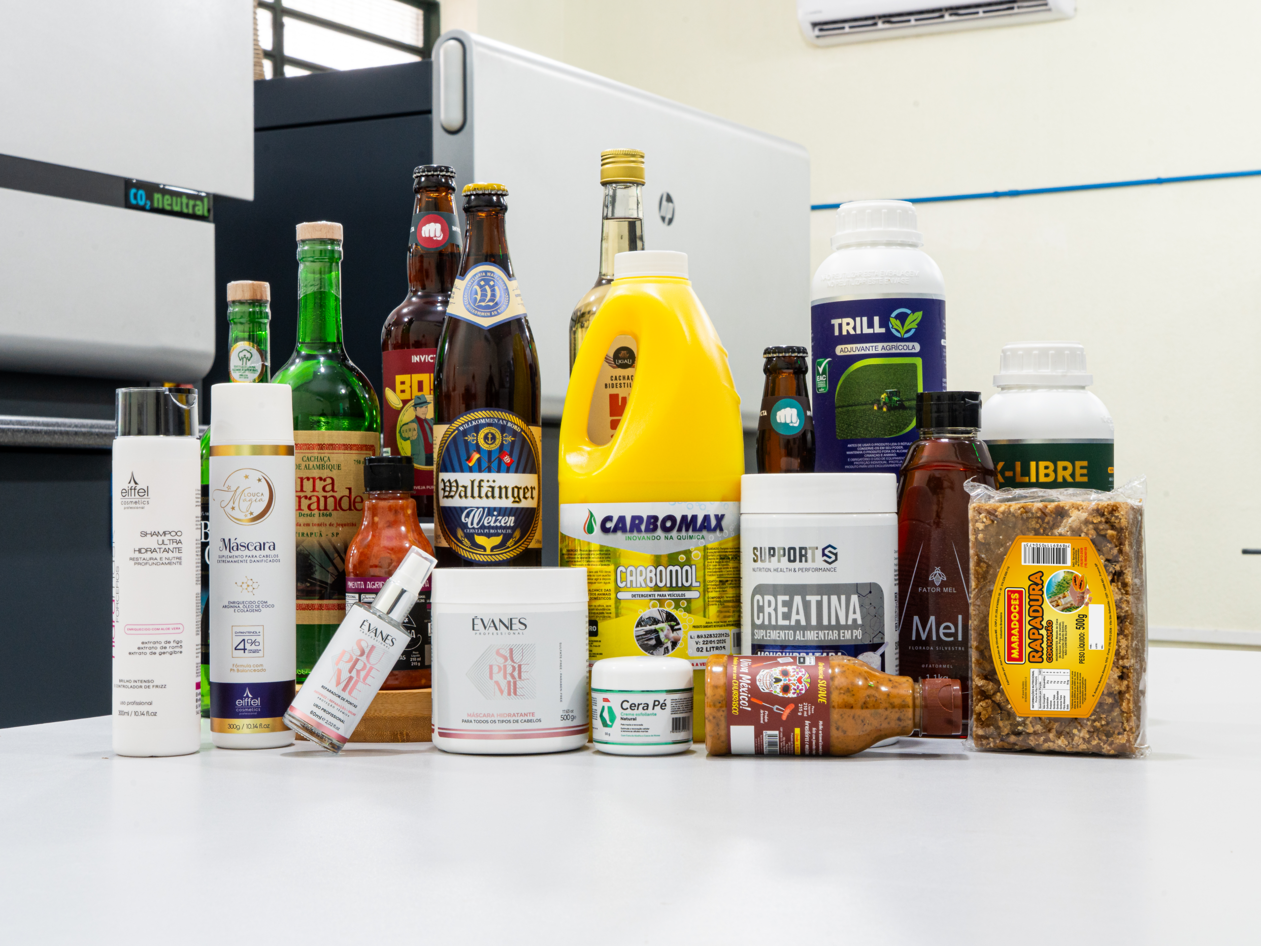 Portfólio de rótulos e etiquetas Art Chik — variedade de produtos atendidos
